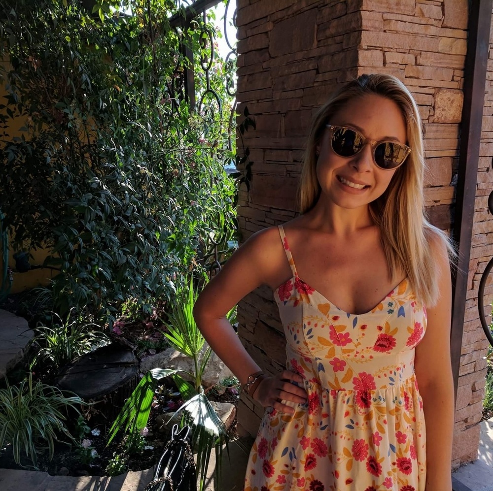 Floral summer dress